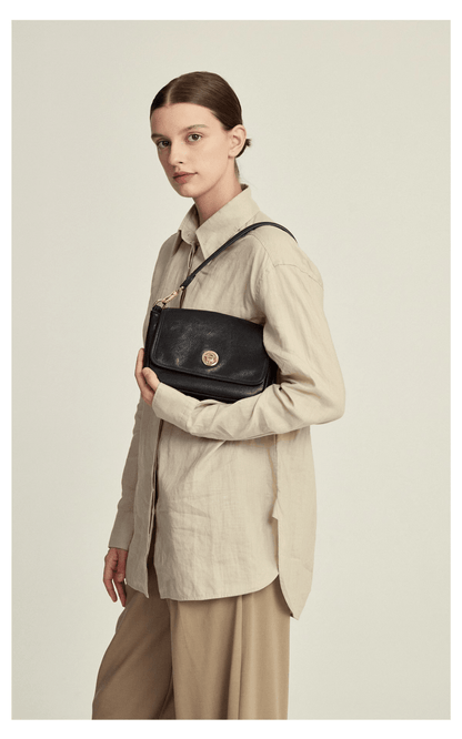 Plant - tanned lining small square handbag - zoraflux