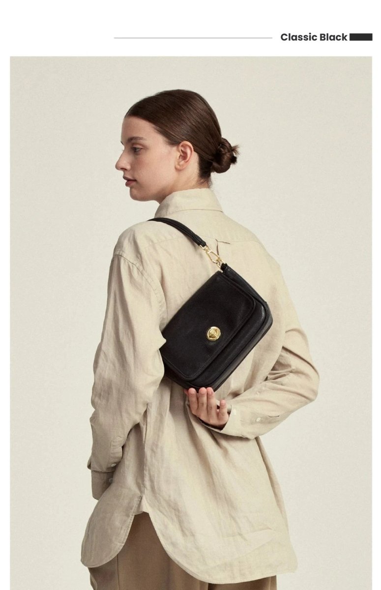 Plant - tanned lining small square handbag - zoraflux