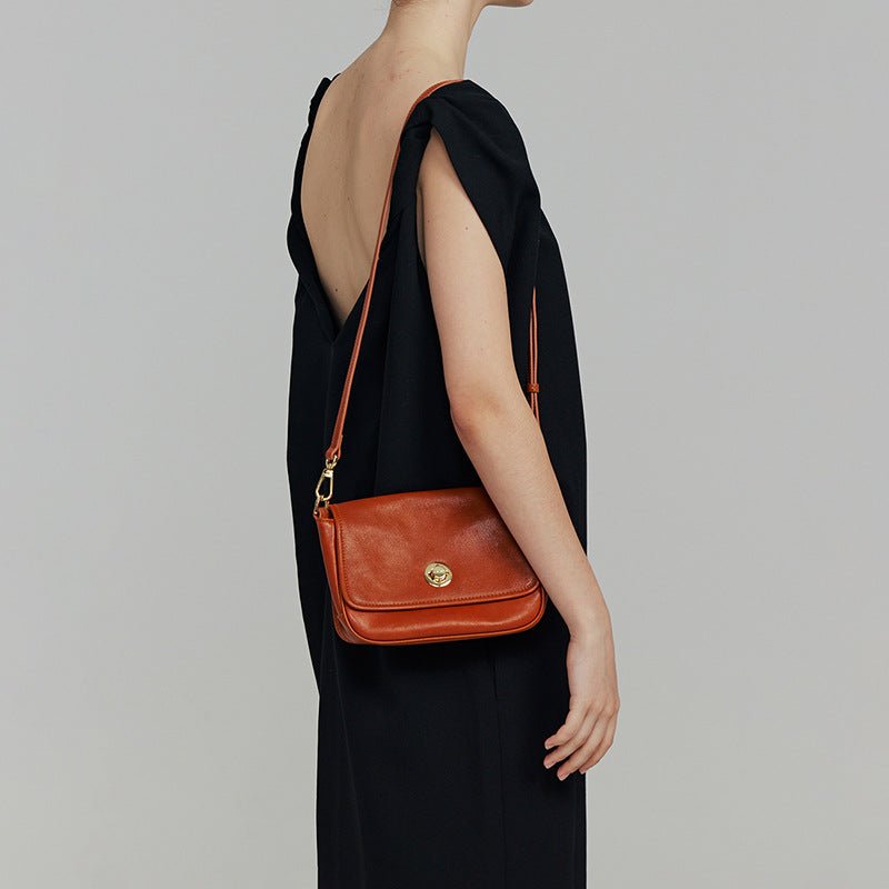 Plant - tanned lining small square handbag - zoraflux