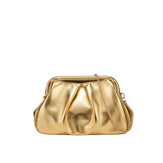 Pleated chain bag for the ladies' dinner - zoraflux