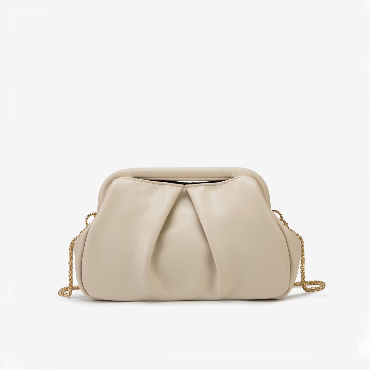 Pleated chain bag for the ladies' dinner - zoraflux