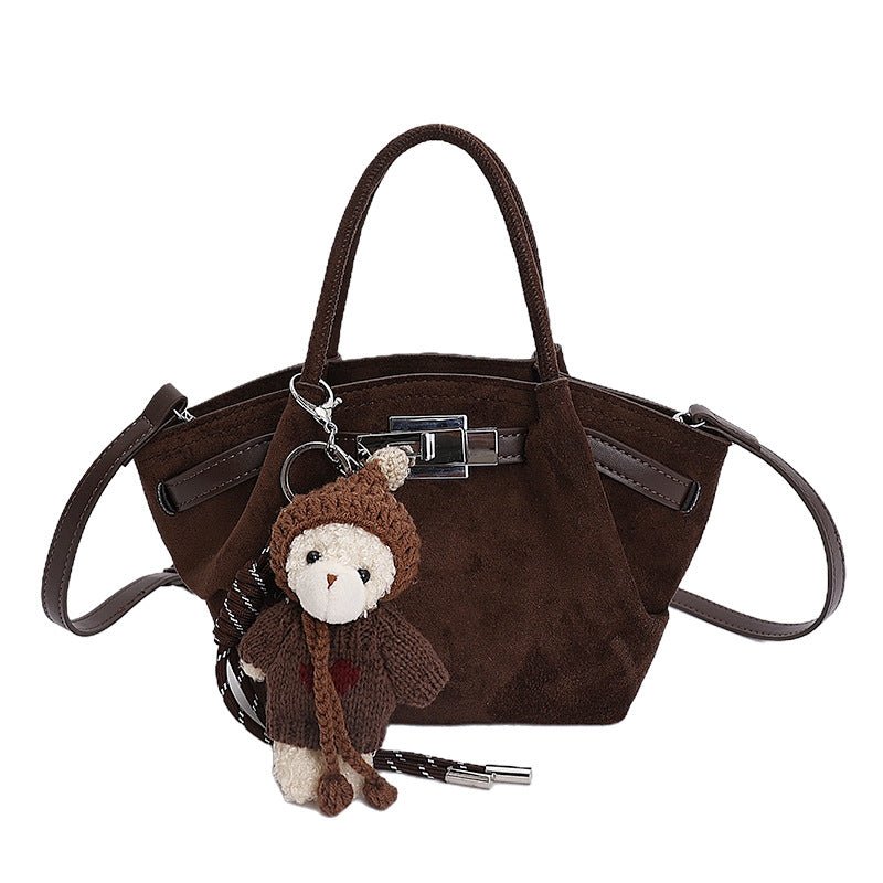 Retro and cute pendant commuter handbag - zoraflux