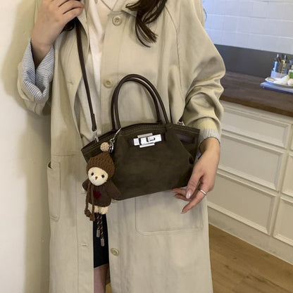 Retro and cute pendant commuter handbag - zoraflux