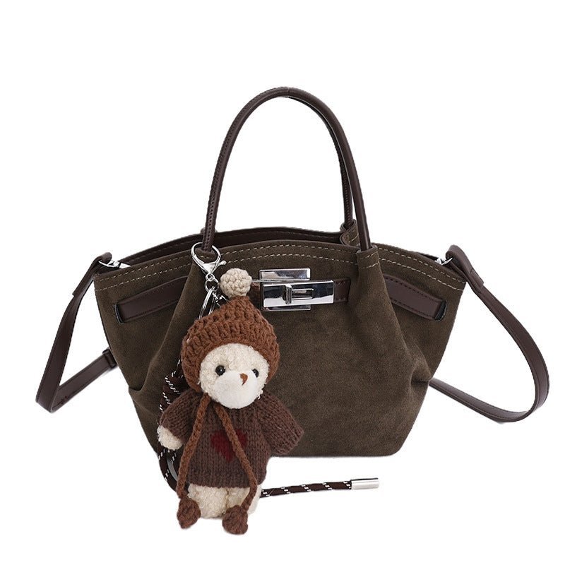 Retro and cute pendant commuter handbag - zoraflux