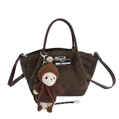 Retro and cute pendant commuter handbag - zoraflux