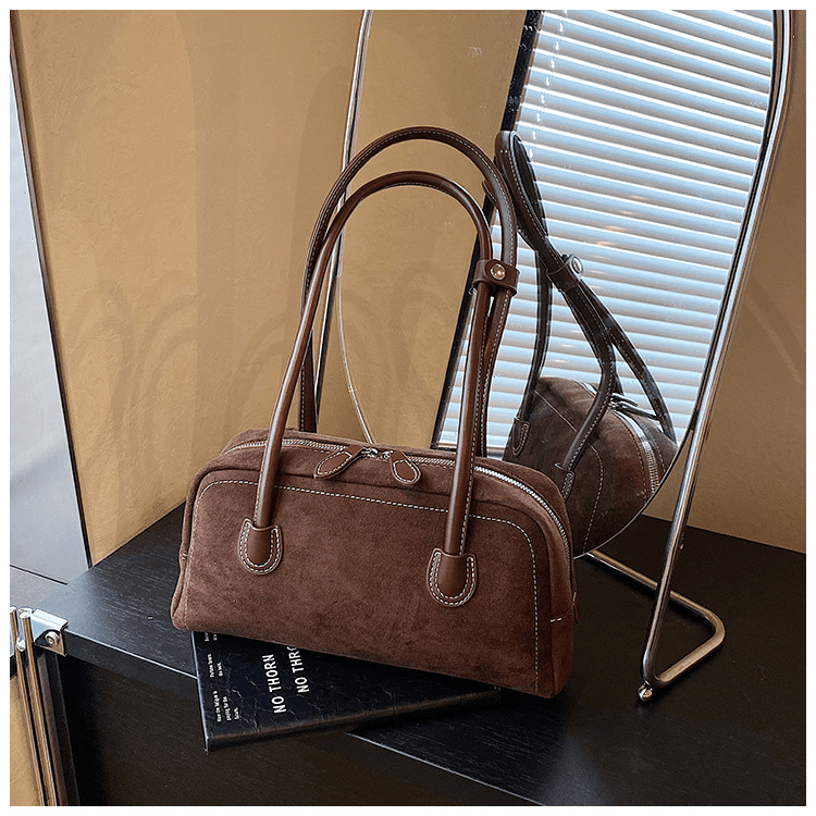 Retro baguette underarm single - shoulder bag - zoraflux