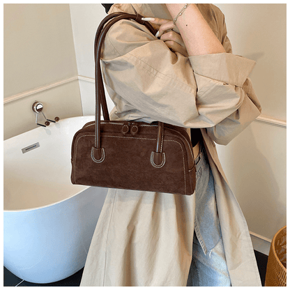 Retro baguette underarm single - shoulder bag - zoraflux