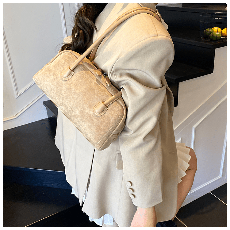 Retro baguette underarm single - shoulder bag - zoraflux