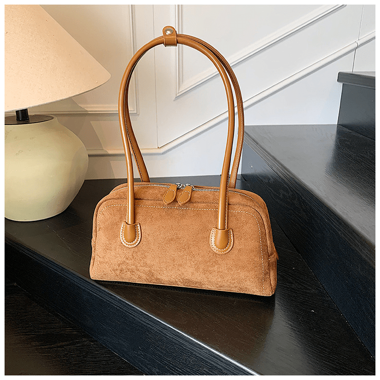 Retro baguette underarm single - shoulder bag - zoraflux