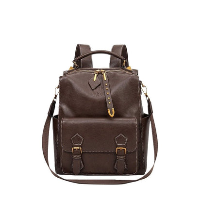 Retro British style unisex travel backpack - zoraflux