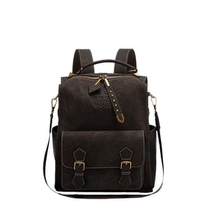 Retro British style unisex travel backpack - zoraflux