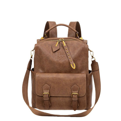 Retro British style unisex travel backpack - zoraflux