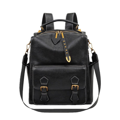 Retro British style unisex travel backpack - zoraflux