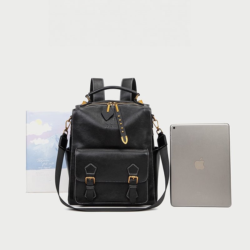 Retro British style unisex travel backpack - zoraflux