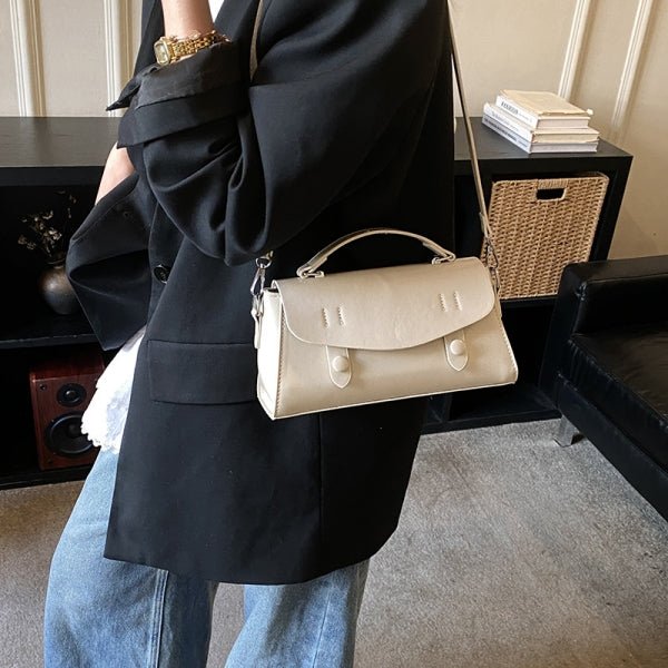 Retro square multi - color versatile crossbody bag - zoraflux