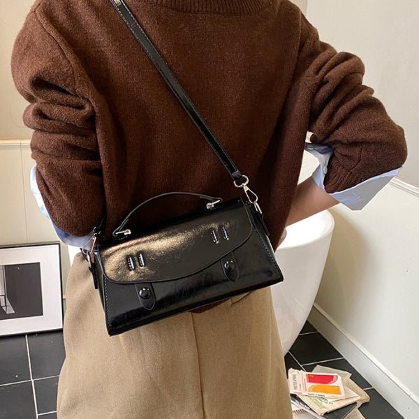 Retro square multi - color versatile crossbody bag - zoraflux