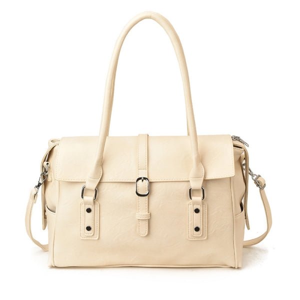 Retro-style Personalized Hardware Tote Shoulder Bag - zoraflux
