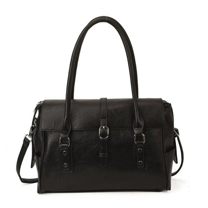 Retro-style Personalized Hardware Tote Shoulder Bag - zoraflux