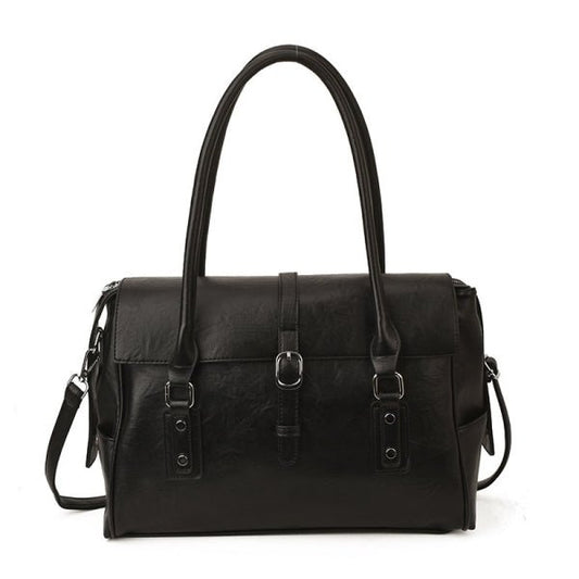 Retro-style Personalized Hardware Tote Shoulder Bag - zoraflux