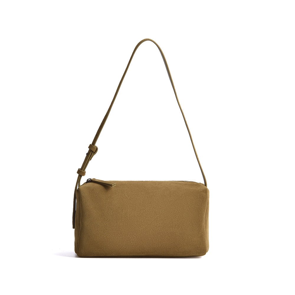 Retro suede versatile crossbody bag - zoraflux
