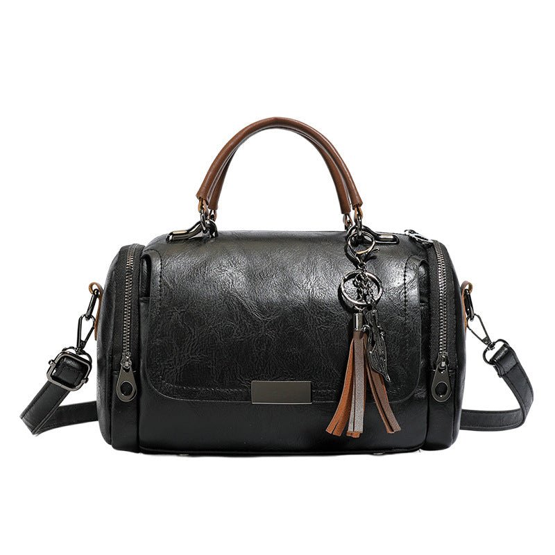 Retro Women Single Shoulder Bag Fringed Pendant - zoraflux