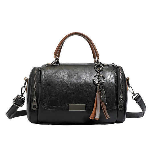 Retro Women Single Shoulder Bag Fringed Pendant - zoraflux
