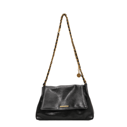 Simple chain large-capacity underarm tote bag - zoraflux