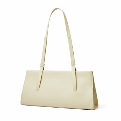 Simple French leather women's shoulder bag - zoraflux