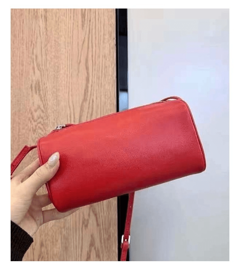 Simple genuine leather pen holder case - zoraflux