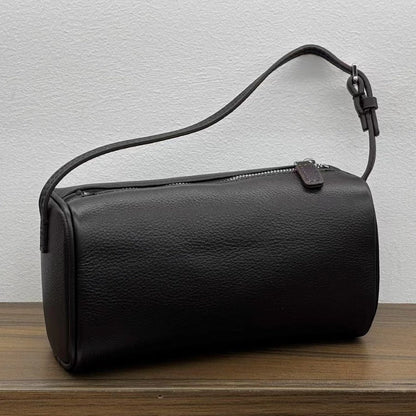 Simple genuine leather pen holder case - zoraflux