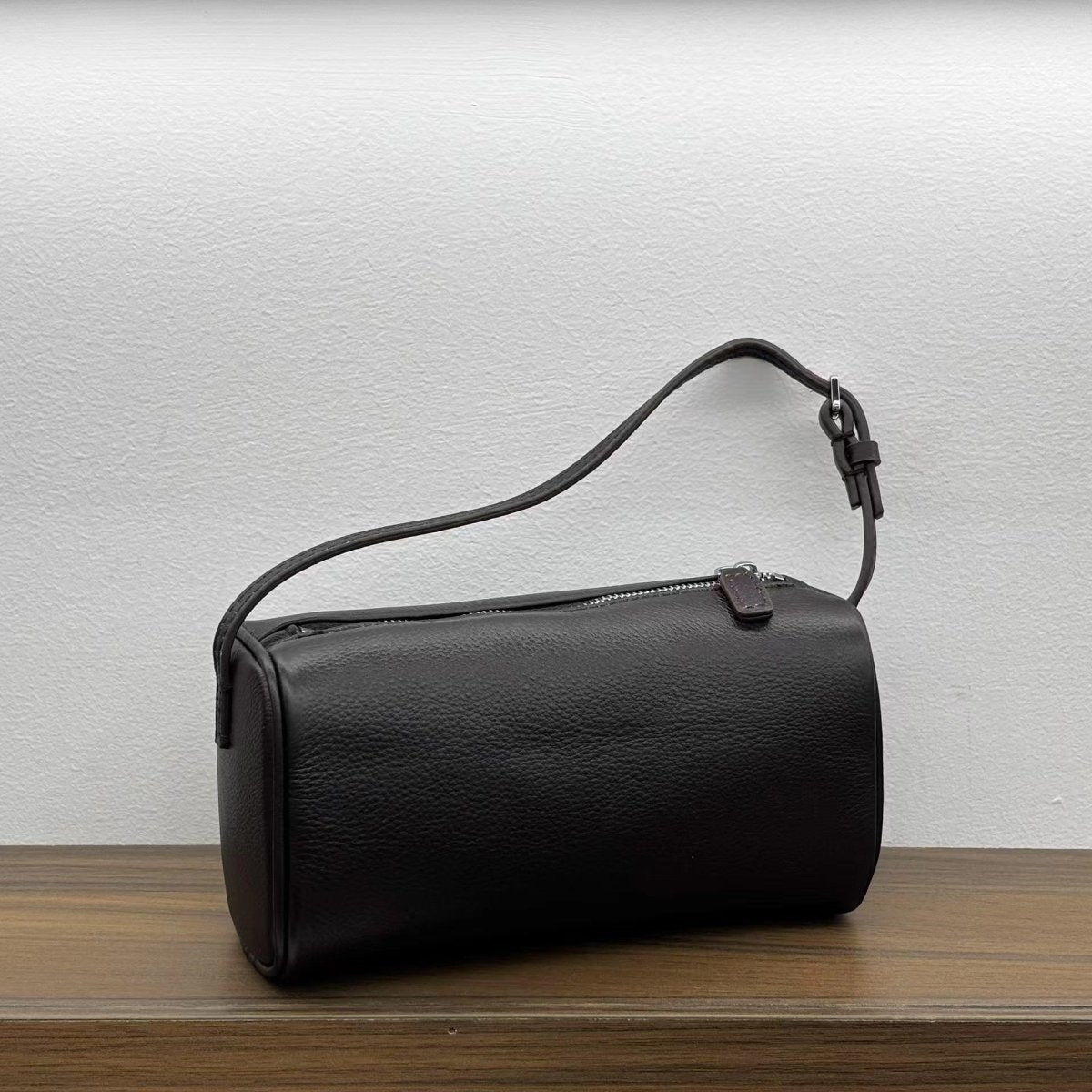 Simple genuine leather pen holder case - zoraflux