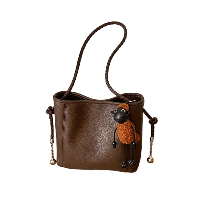 Simple gift cute lamb pendant handbag - zoraflux