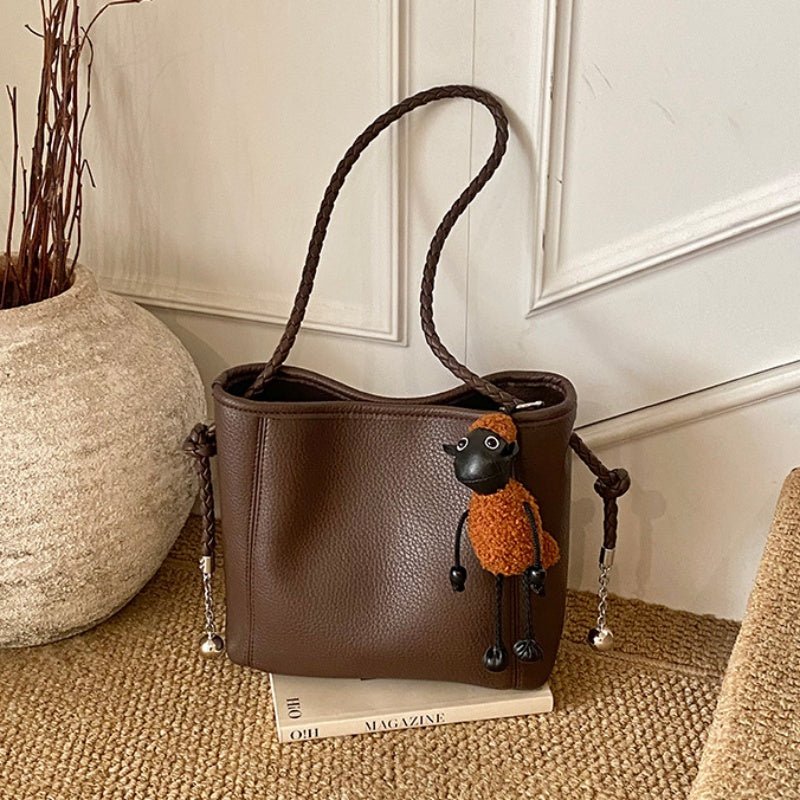 Simple gift cute lamb pendant handbag - zoraflux