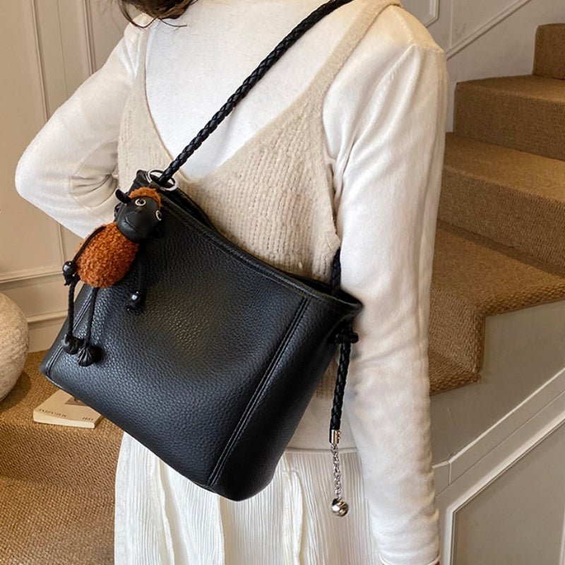 Simple gift cute lamb pendant handbag - zoraflux