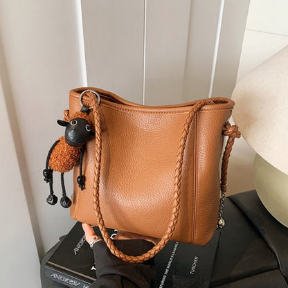 Simple gift cute lamb pendant handbag - zoraflux