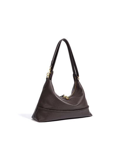 Simple lace - up single - shoulder bag for autumn and winter - zoraflux