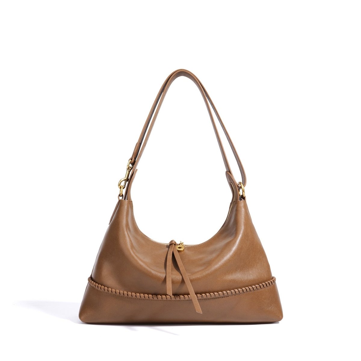Simple lace - up single - shoulder bag for autumn and winter - zoraflux
