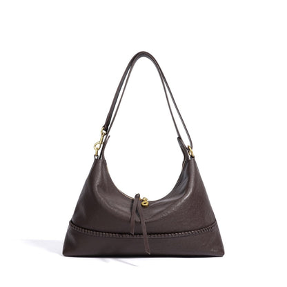 Simple lace - up single - shoulder bag for autumn and winter - zoraflux