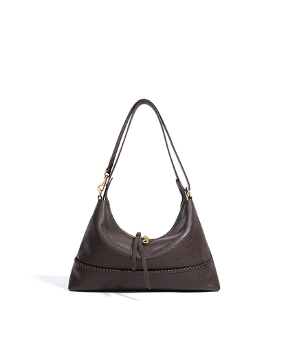 Simple lace - up single - shoulder bag for autumn and winter - zoraflux