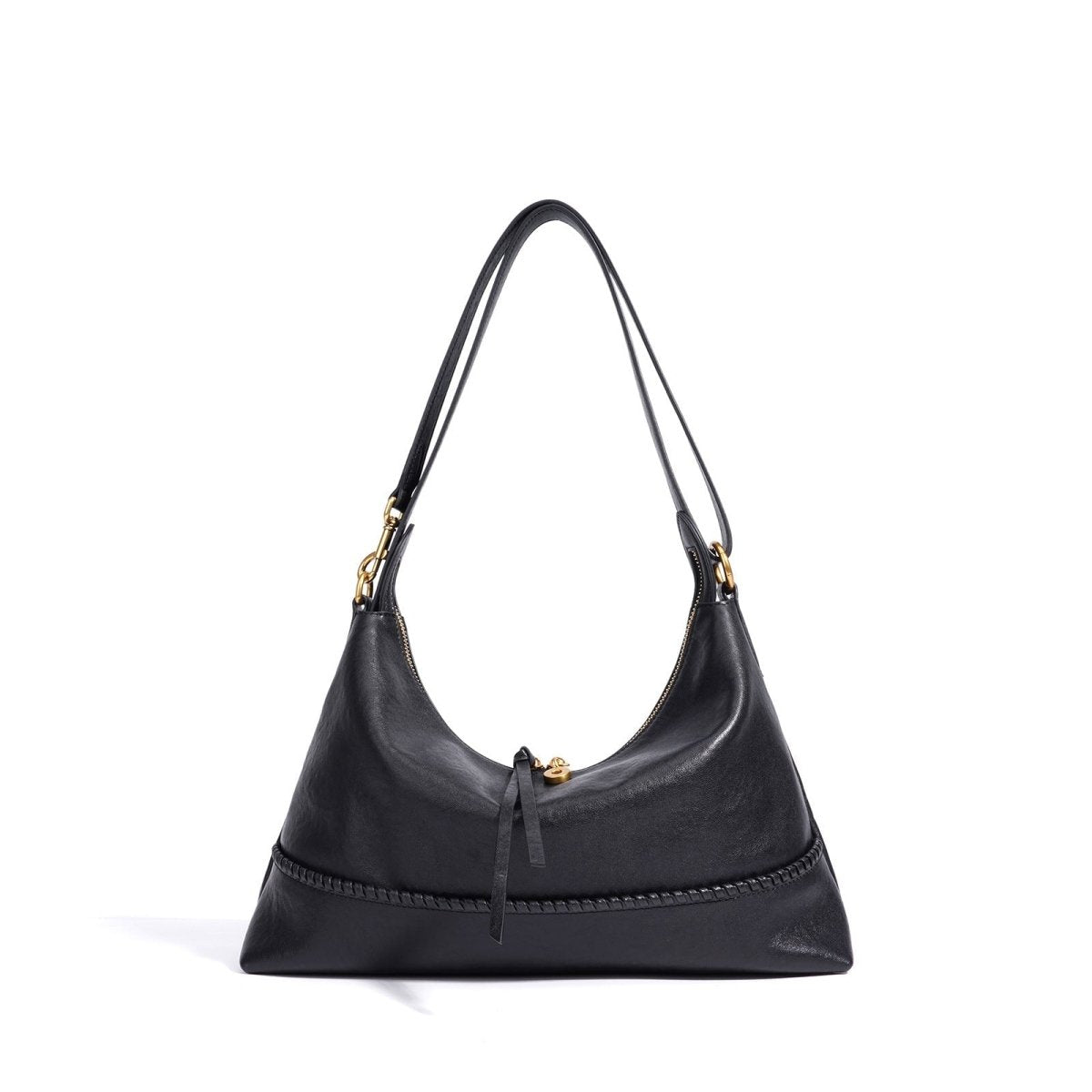 Simple lace - up single - shoulder bag for autumn and winter - zoraflux