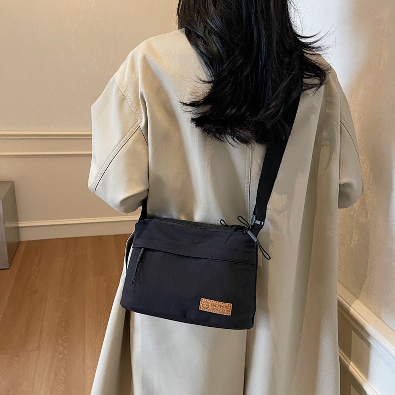 Simple lightweight multi-color casual cross-body bag - zoraflux