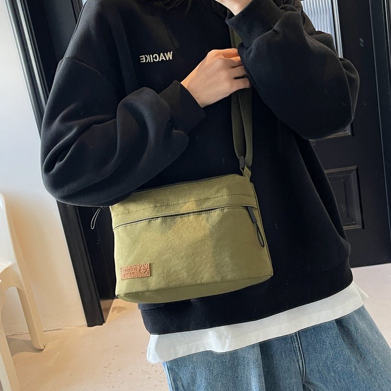 Simple lightweight multi-color casual cross-body bag - zoraflux