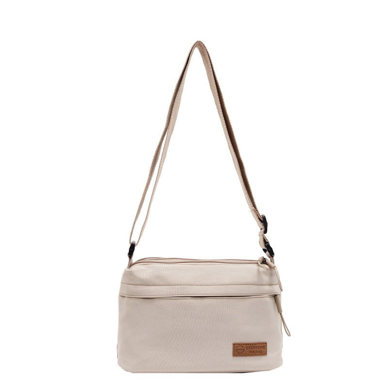 Simple lightweight multi-color casual cross-body bag - zoraflux