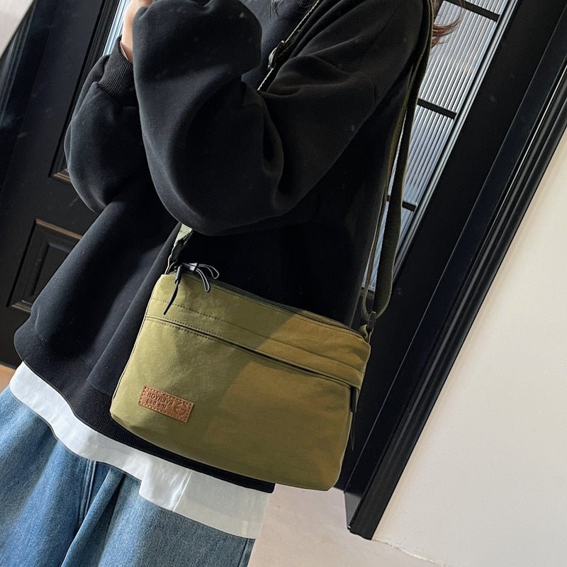 Simple lightweight multi-color casual cross-body bag - zoraflux