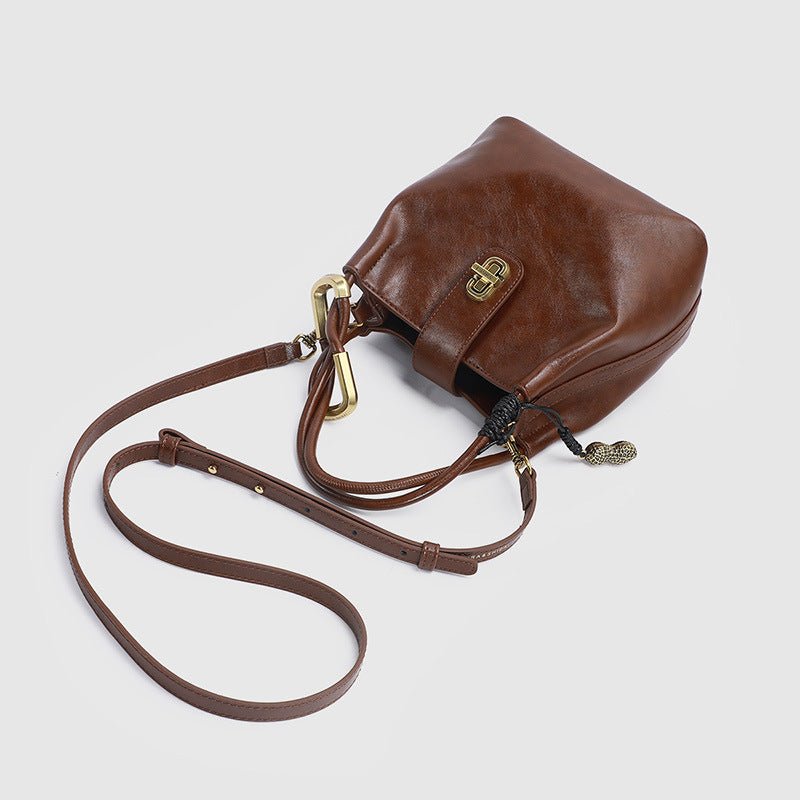 Simple lock for women crossbody bag - zoraflux
