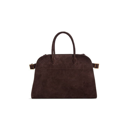 Simple suede multi - sized handbag - zoraflux