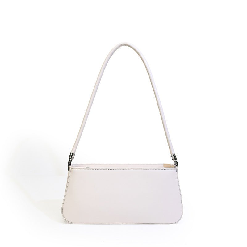 Simple Texture Baguette-shaped Shoulder Bag for Commuting - zoraflux
