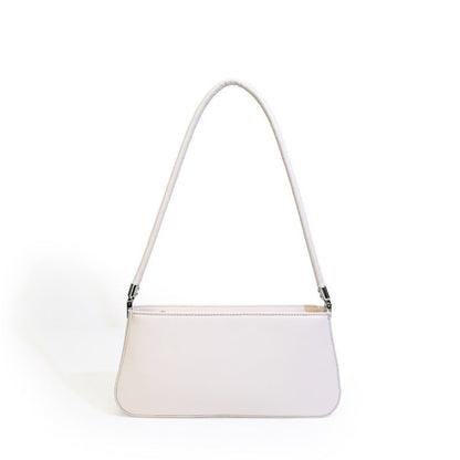Simple Texture Baguette-shaped Shoulder Bag for Commuting - zoraflux