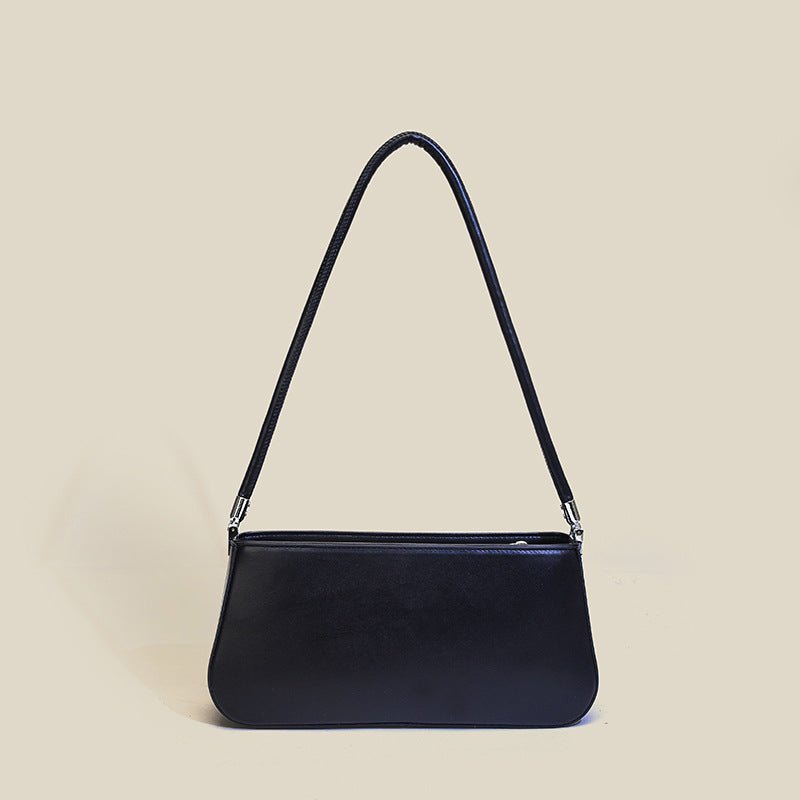 Simple Texture Baguette-shaped Shoulder Bag for Commuting - zoraflux