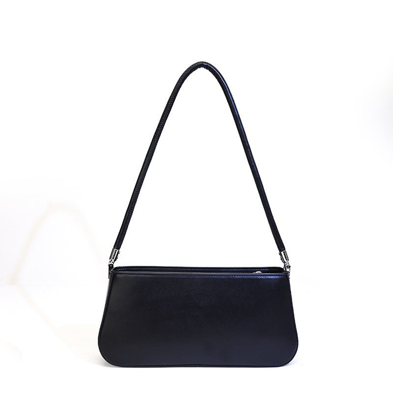 Simple Texture Baguette-shaped Shoulder Bag for Commuting - zoraflux